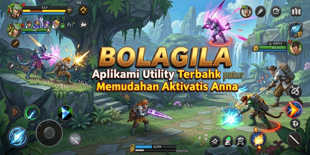 Tampilan antarmuka BOLAGILA yang intuitif dan mudah digunakan.