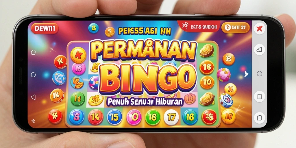Tampilan gameplay seru DEWI11 dalam permainan Bingo.