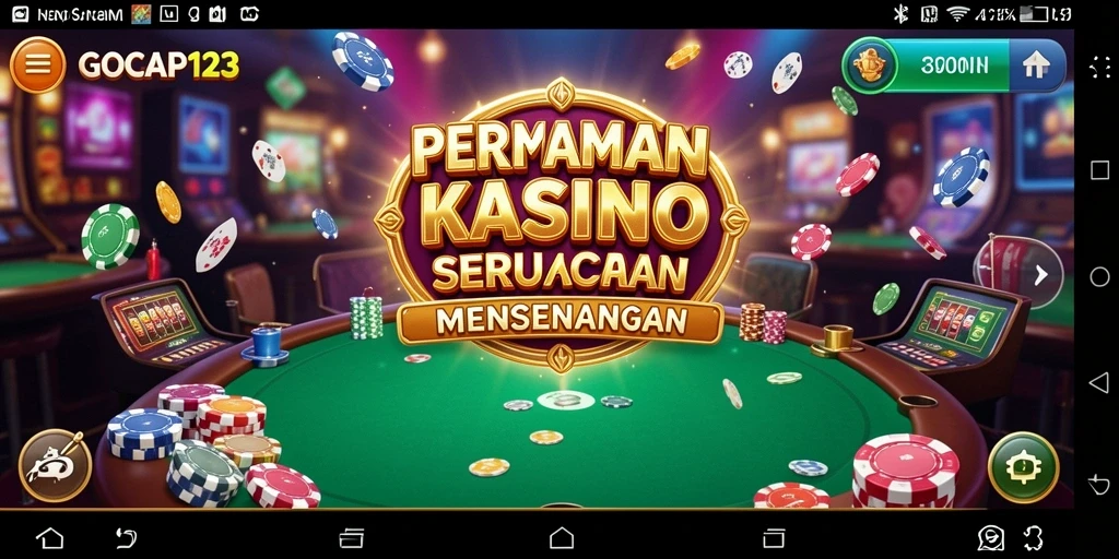 Tampilan permainan Kasino yang menarik dan memikat dalam GOCAP123.