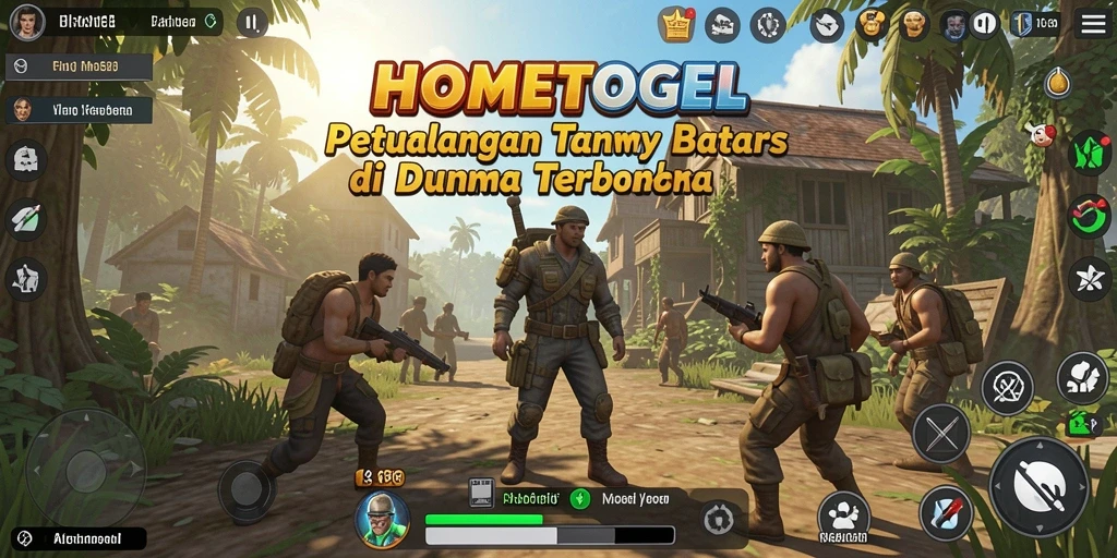 Tangkapan layar dari gameplay <strong>HOMETOGEL</strong> menunjukkan eksplorasi dunia terbuka yang menakjubkan.