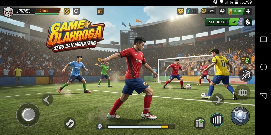 Tampilan seru dari gameplay JP6789 dengan berbagai mode olahraga.