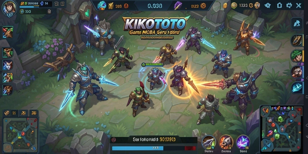 Tampilan gameplay seru dari KIKOTOTO dalam aksi MOBA.