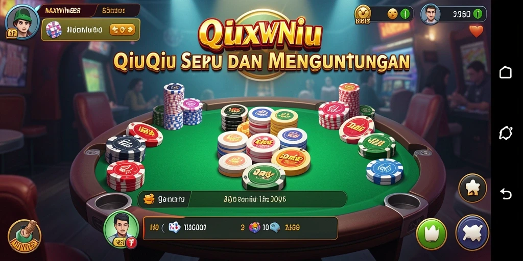 Tampilan gameplay QiuQiu yang menarik di MAXWIN88.