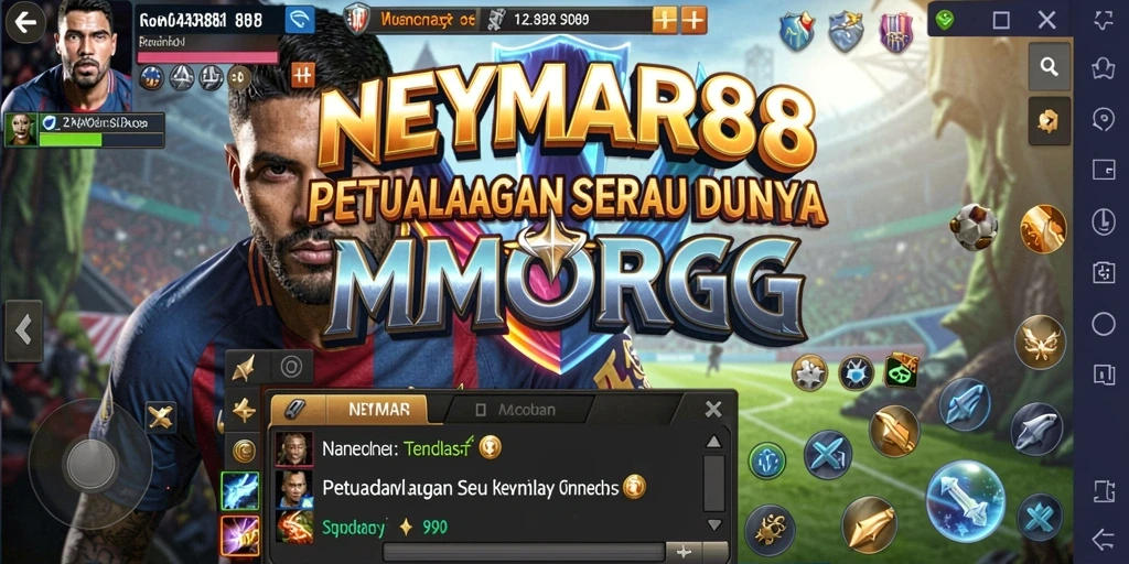 Tampilan gameplay <strong>NEYMAR88</strong> yang menampilkan aksi seru dalam dunia MMORPG.