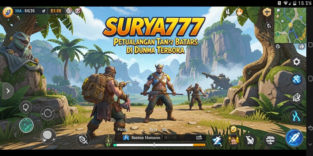 Tampilan menakjubkan dari dunia terbuka di SURYA777.
